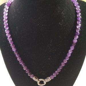 Barbara Bixby Amethest Bead Necklace